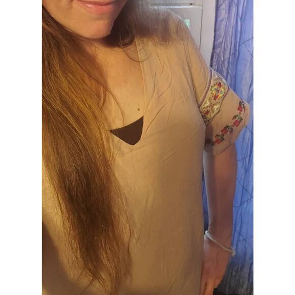 Love Riche southwestern embroidered flare sleeve tunic dress small - Picture 6 of 6